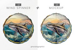 Humpback Whale Wind Spinner Sublimation - 24 Variation Product Image 2