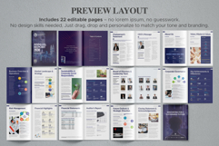 Corporate Annual Report Canva Template Product Image 2