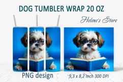 Dog tumbler wrap | Tumbler sublimation| 20oz tumbler bundles Product Image 3