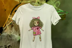Creepy & Cute Halloween Rag doll PNG for sublimation or DTF Product Image 2