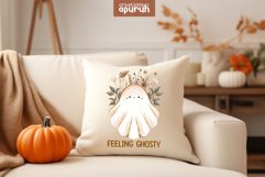 Cute Ghost Floral Pun Funny Quotes Sublimation 02 Product Image 1