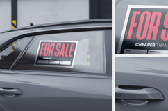 Car For Sale Sign Mockup Product Image 2