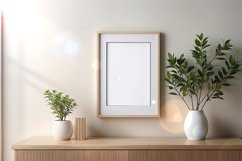 Modern Photo Frame Mockup with Plants Product Image 2
