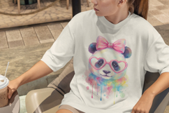 Cute Watercolor Panda PNG Product Image 2
