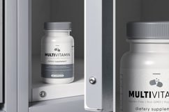 Fitness Supplement Bottle Mockup Product Image 2