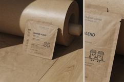 Kraft Sachet Packaging Mockup Product Image 2