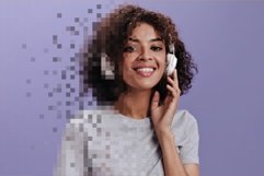 Pixel Dispersion Photo Effect Mockup Product Image 2