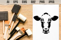 Stencil Cow Head Product Image 2