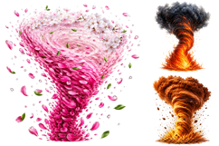 Elemental Tornado Clipart Bundle Product Image 3