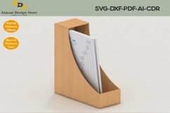 Laser Cut Storage File Organizer / Magazine Desk Storage Product Image 2