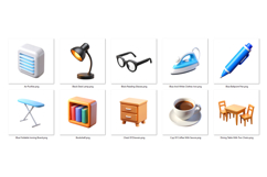 Everyday Life PNG Clipart Set 10 Items for Sublimation Product Image 2