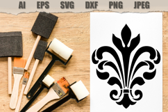 Stencil Heraldic Damask Product Image 2