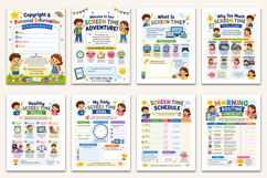 Screen Time Workbook for kids KDP Interior Product Image 2