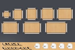 Photo frame bundle - Glowforge Laser cut Digital Download 39 Product Image 1