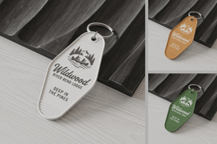 Vintage Hotel Key Tag Mockup Product Image 2