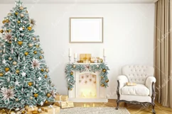 Christmas Frame Mockup PSD JPG PNG Product Image 2