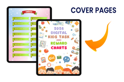 2026 Digital Kids Task &amp; Reward Charts Planner Product Image 2