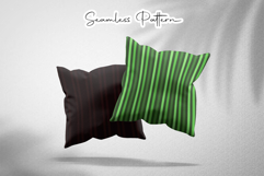 Deep Green Stripe Seamless Pattern Product Image 2