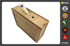 Target Piggy Banks | Money Box SVG | Laser Cut File Product Image 2