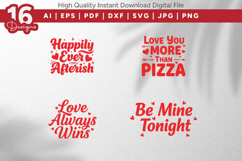 Valentine Love Quotes SVG Bundle Product Image 4