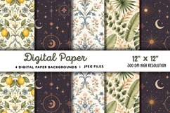 Digital Paper Backgrounds JPG Product Image 1