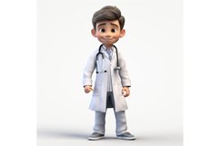 3D Character Child Boy Doctor with relevant environment Product Image 1