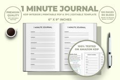 1 Minute Journal KDP Interior Product Image 2