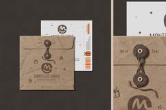 Square Kraft String-Tie Envelope Mockup Product Image 2