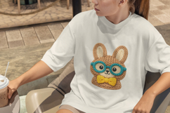 Nerdy Crochet Bunny PNG Clipart Product Image 2