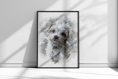 Dog Watercolor Photo Effect Product Image 1