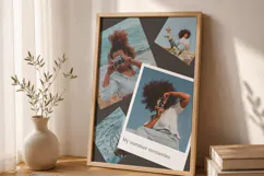 Retro Summer Travel Memory Photo Collage | Editable Canva Product Image 2