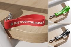 Rubber Wristband Key Ring Mockup Product Image 2