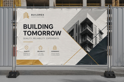 Construction Fence Banner Mockup Product Image 2
