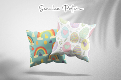 Cute Easter Bunny Eggs Seamless Pattern Product Image 3