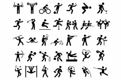 Olympic sports svg, olympics svg, sports, Cricut, Silhouette Product Image 2