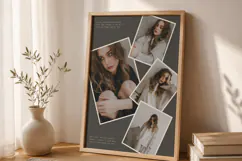 Moody Portrait Photo Collage Template | Editable Canva Product Image 2