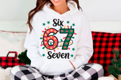 Funny Christmas Six Seven 67 Png t-shirt trendy design Png Product Image 1