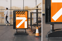 Sidewalk Sign Stand Mockup Product Image 2