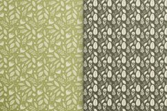 Abstract Seamless Pattern with flowers and leaves Product Image 2