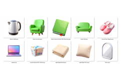Everyday Life PNG Clipart Set 10 Items for Sublimation Product Image 2