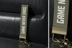 Cotton Wristlet Strap Keychain Mockup Product Image 2
