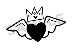 Cartoon Doodle Heart Clip Art Set Product Image 6