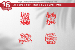 Funny Love Quotes SVG Bundle Product Image 4