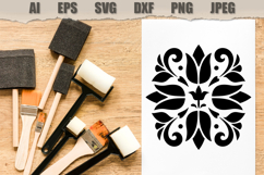 Stencil Floral Mandala Product Image 2