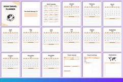 2024 Travel Planner KDP Canva Interior Product Image 2