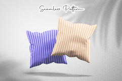 Lavender Peach Stripe Seamless Art Product Image 3