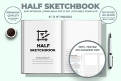 Half Sketchbook KDP Interior Product Image 2