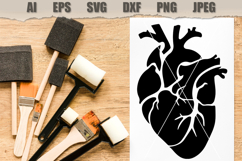 Stencil Anatomical Heart Product Image 2
