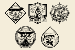 Ultimate Fly Fishing Badge Vector Bundle Product Image 5
