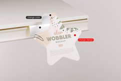 Advertising Shelf Wobbler Different Shapes Set Mockup Product Image 2